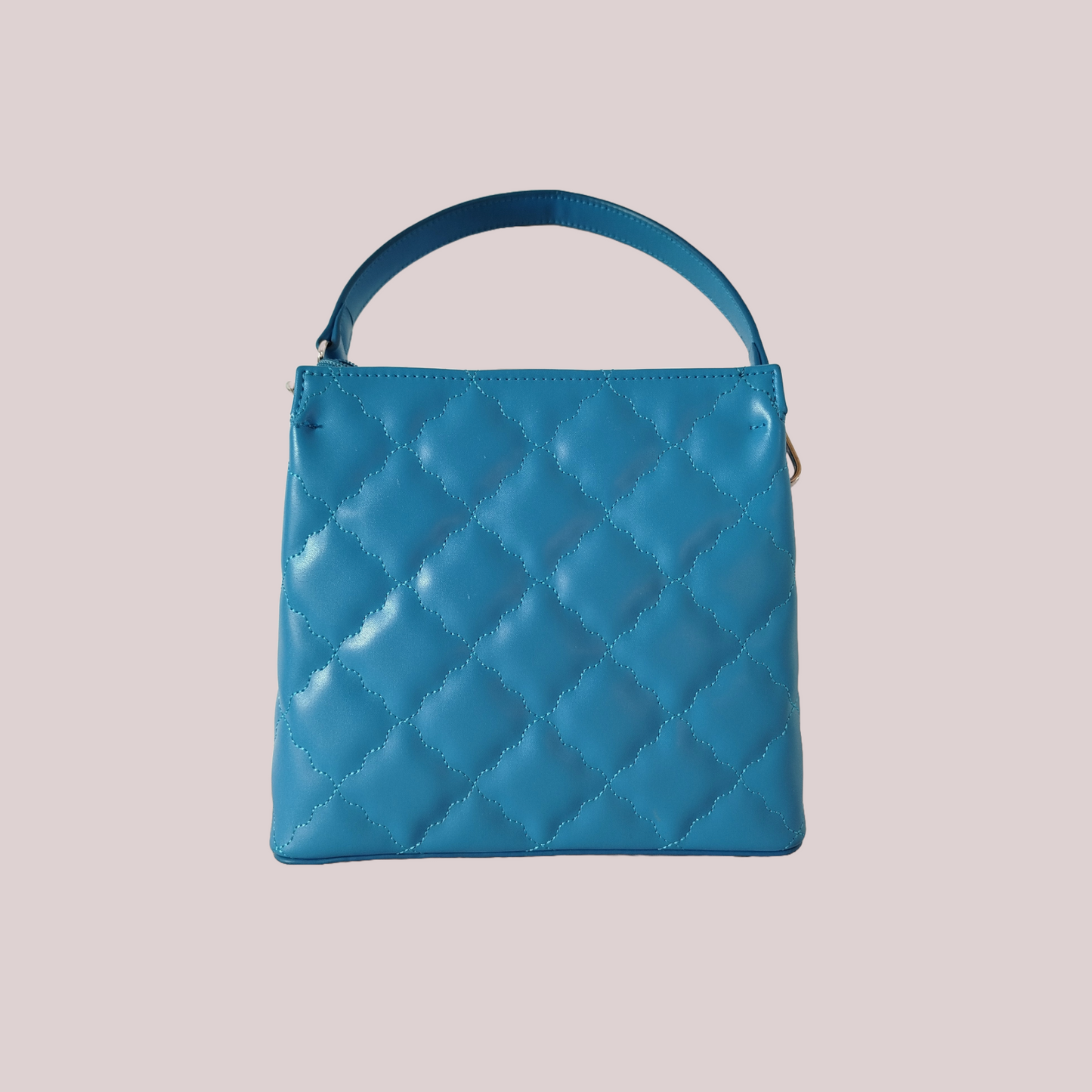 Wavy Diamond Quilt Handbag